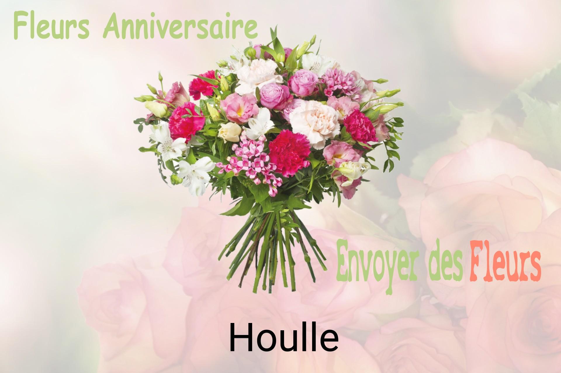 Bouquet de fleurs d’anniversaire livré à Houlle